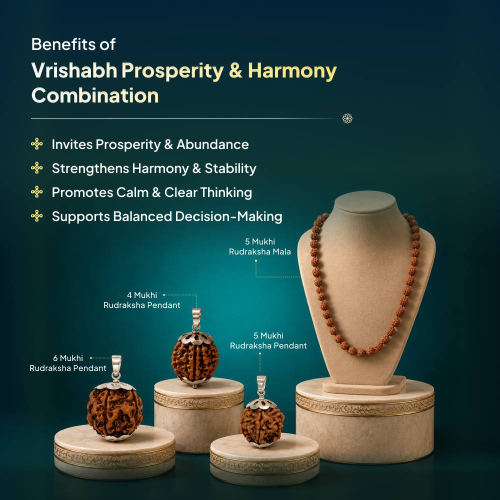 Vrishabh (Taurus) Prosperity & Harmony Combination