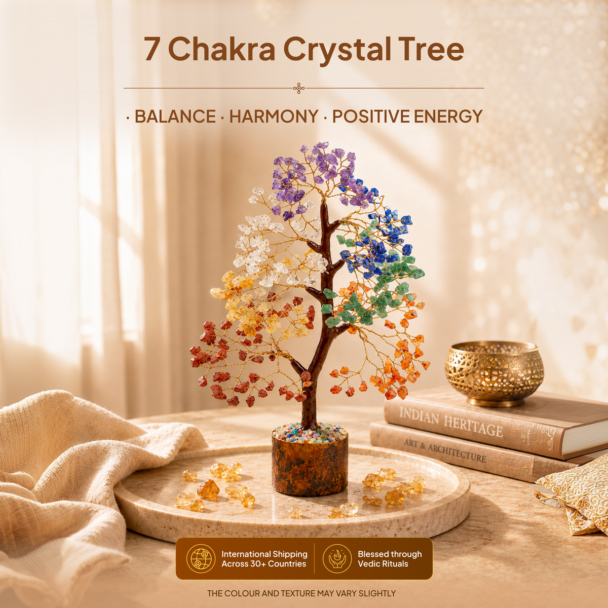 Seven Chakra Crystal Tree
