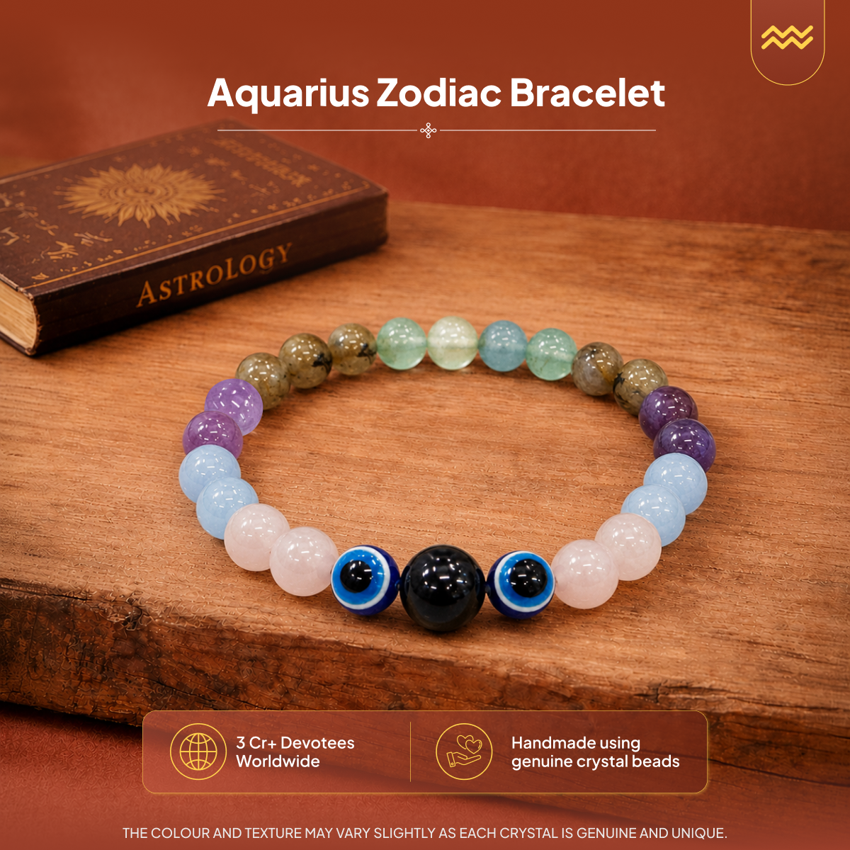 Aquarius Zodiac Bracelet