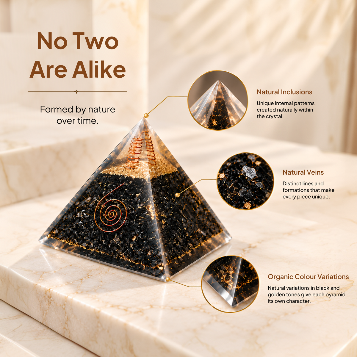 Black Tourmaline Pyramid