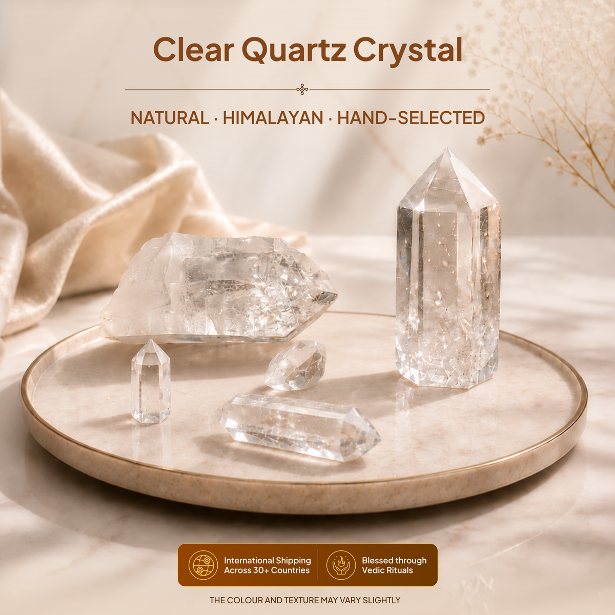 Clear Quartz Crystal - Himalayan Origin