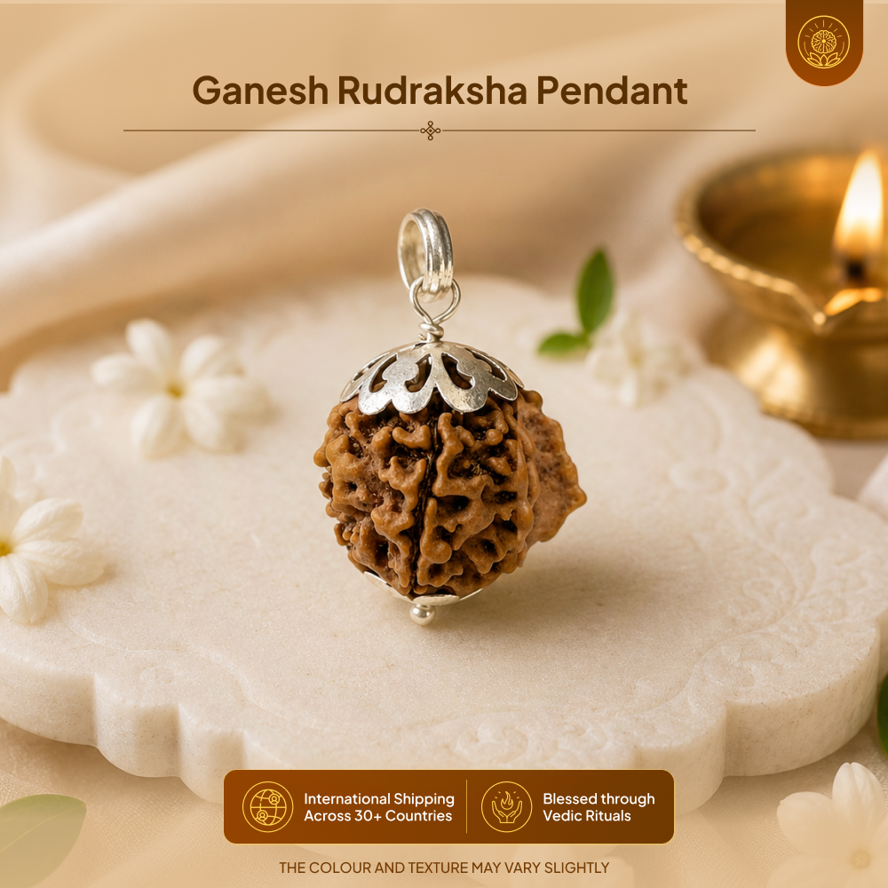 Ganesh Rudraksha Pendant