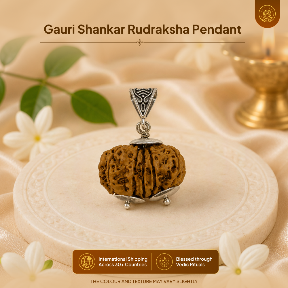 Gauri Shankar Rudraksha Pendant