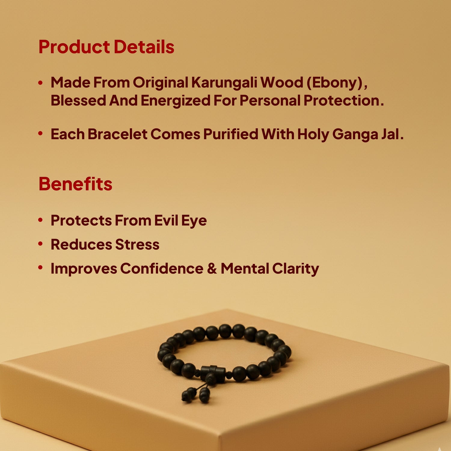 🎁 Karungali Bracelet