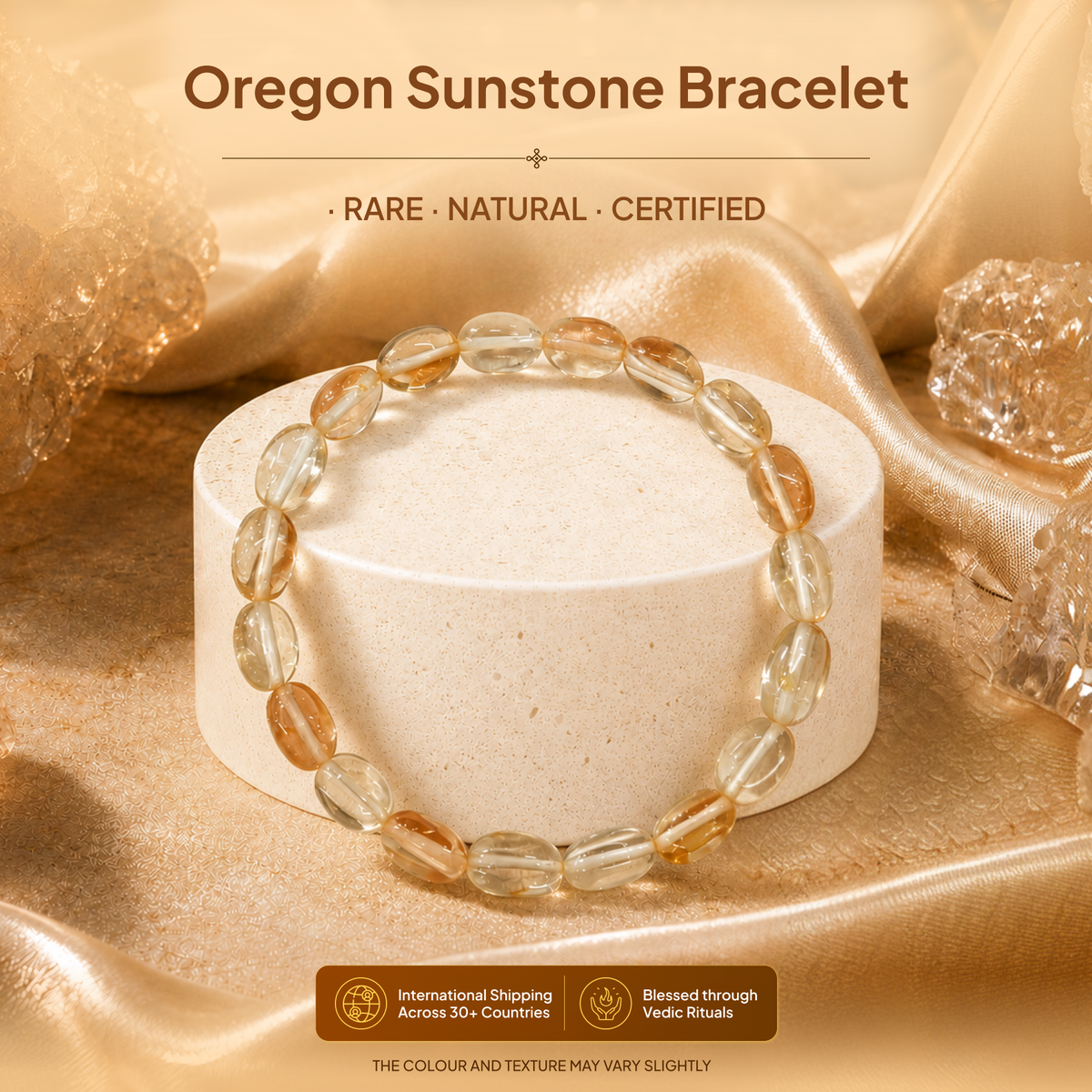 Oregon Sunstone Bracelet