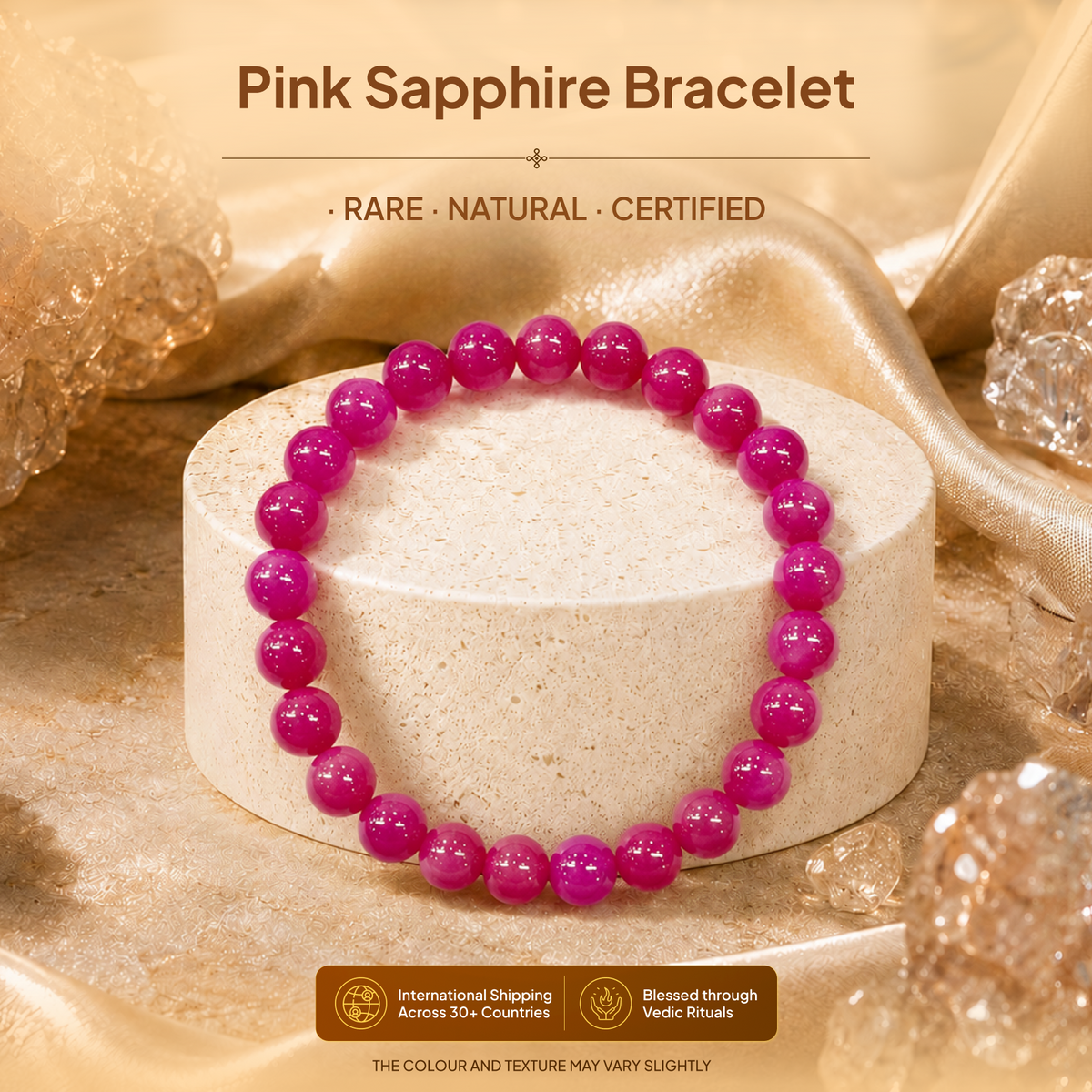 Pink Sapphire Bracelet