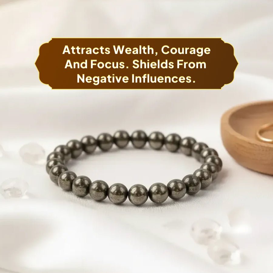 Raw Pyrite Bracelet