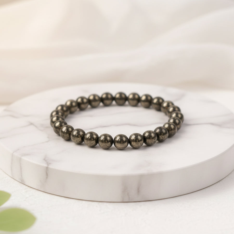 Raw Pyrite Bracelet