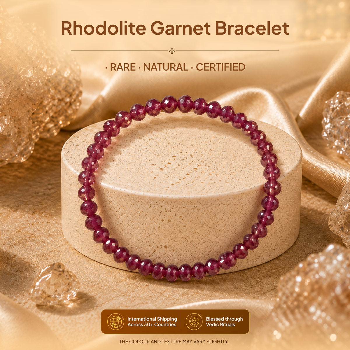 Rhodolite Garnet Bracelet