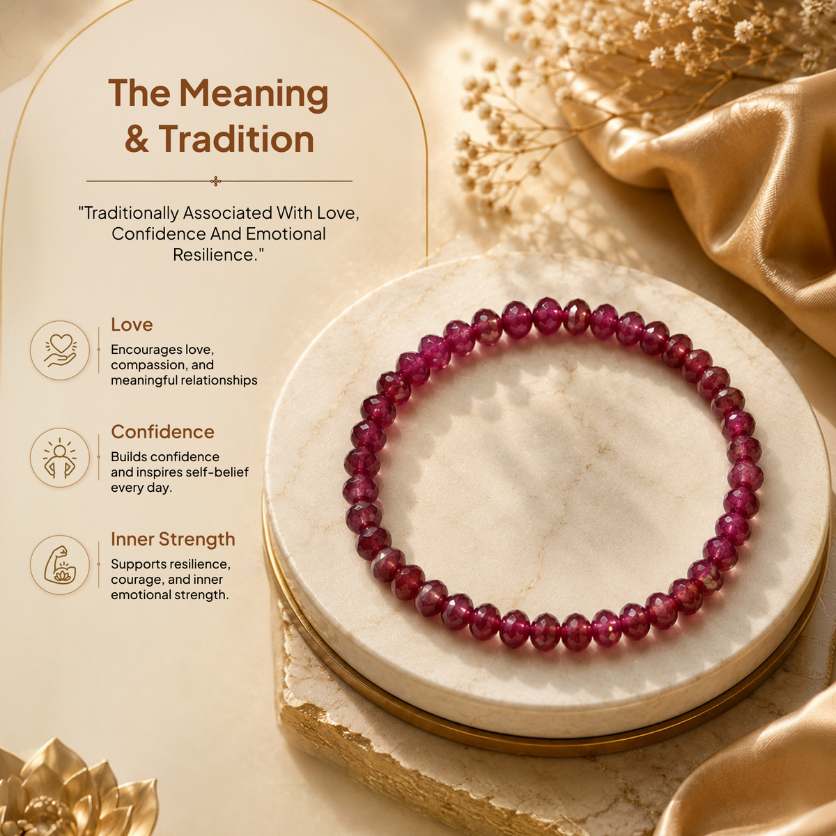 Rhodolite Garnet Bracelet
