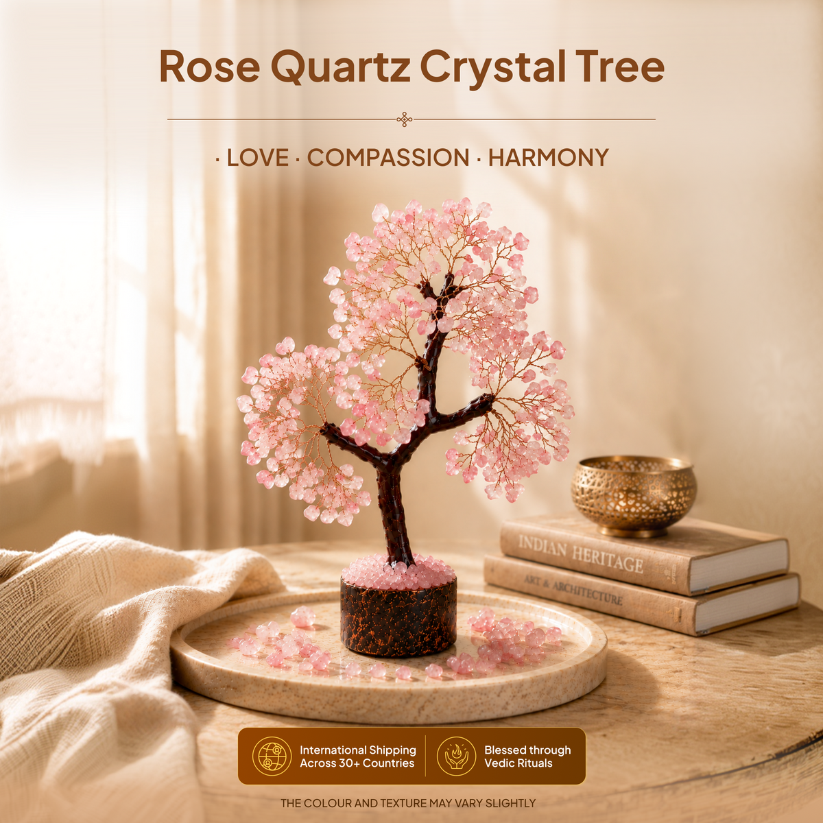 Rose Quartz Crystal Tree