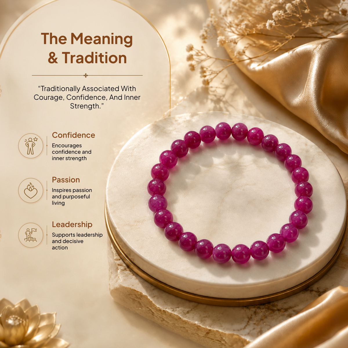 Ruby Bracelet